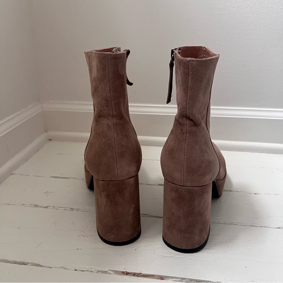 Bibi Lou Platform Ankle Boots in Beige - Size 40 - Picture 5 of 7